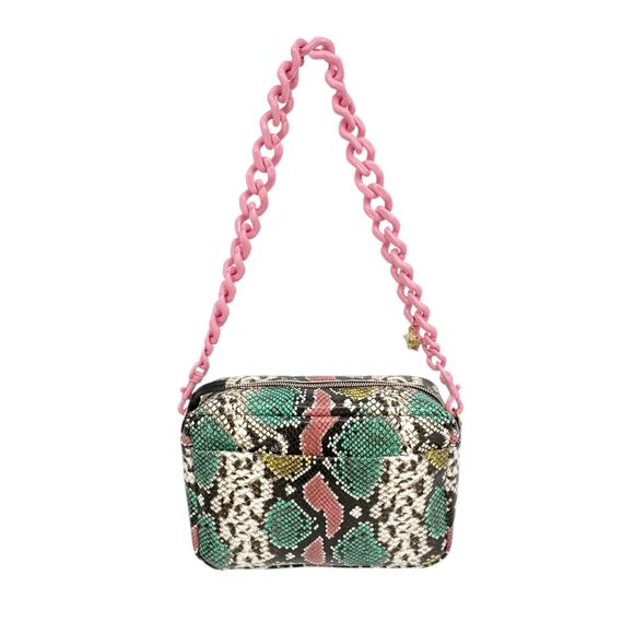 VERSACE La Medusa Chain Shoulder Strap || Baby Pink - Picture 6 of 10